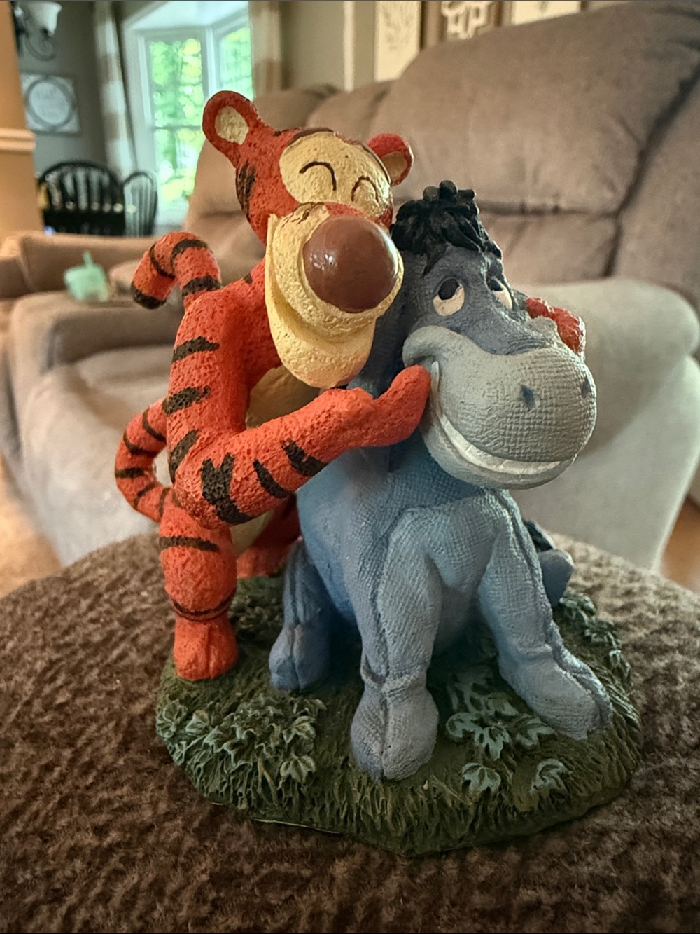 Tigger & Eeyore Disney Figurine So This is What Smiling Feels Like